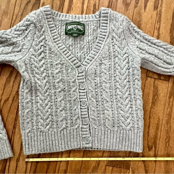 American Eagle Cropped Button-Up Cardigan- NWOT - size XS - Picture 5 of 7